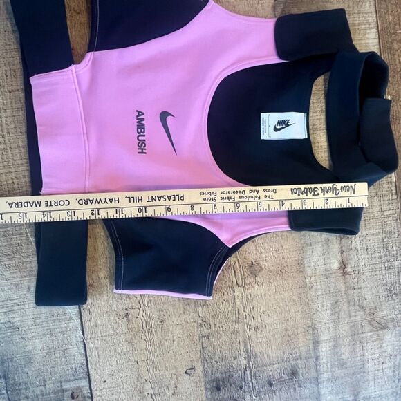 Nike x Ambush NRG Crop Top Pink Black Medium Cut Out Choker - Picture 6 of 11